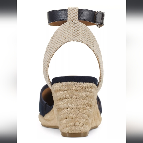 Style & Co Mailena Wedge Espadrille Sandals Navy 10 - Picture 3 of 8
